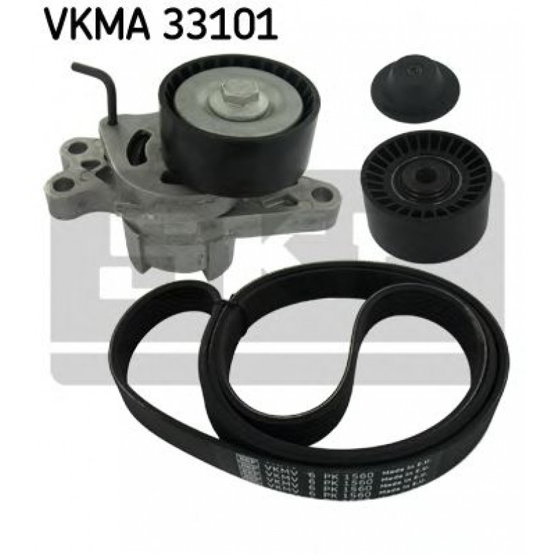 VKMA 33101 SKF Комплект доріжкового ремня